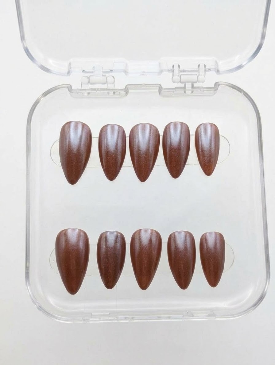 Chocolate brown with chrome